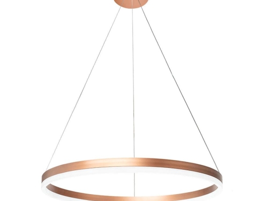 Φωτιστικό Οροφής Κρεμαστό 01400-04 20W LED 3000K 1600Lm D60cm Copper Luma