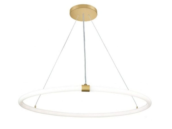 Φωτιστικό Οροφής Κρεμαστό 01405-04 D60cm 20W LED 3000K 1500Lm Gold Luma