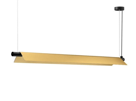 Φωτιστικό Οροφής - Ράγα 11331-02 T8 LED 3000K 75cm Gold Luma