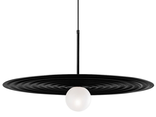 Φωτιστικό Οροφής Κρεμαστό 01476.04.1 G9 D50cm Black Luma