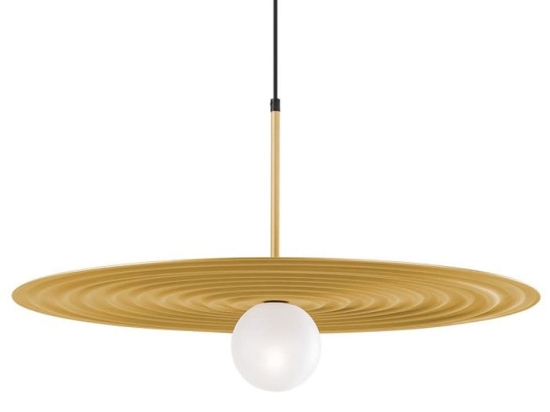 Φωτιστικό Οροφής Κρεμαστό 01476.04.4 G9 D50cm Gold Luma