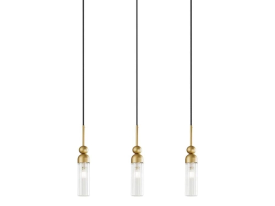 Φωτιστικό Οροφής - Ράγα 01480.07B 3xG9 70cm Gold Luma