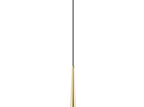 Φωτιστικό Οροφής Κρεμαστό 01487.04.4 Diameter: 4,5 cm Height: 31 cm Gold Luma