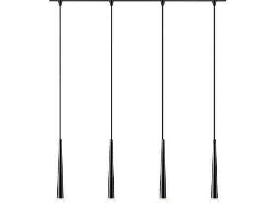 Φωτιστικό Οροφής - Ράγα 01487 4xG9 85 cm Black Luma