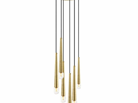 Φωτιστικό Οροφής Κρεμαστό 01487 6xG9 D.40cm Oxidized Gold Luma