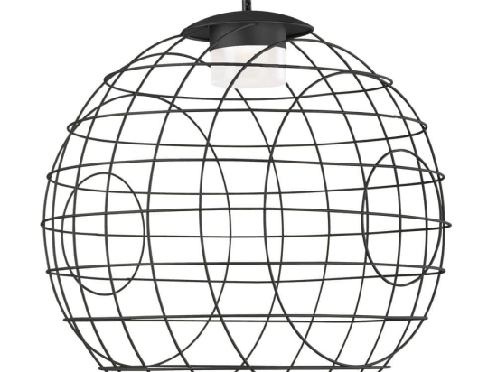 Φωτιστικό Οροφής Κρεμαστό 01488 GX53 10W LED 3000K D.80cm Black Luma