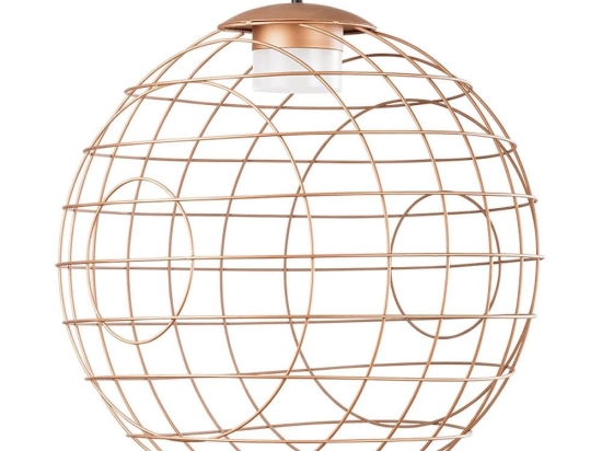 Φωτιστικό Οροφής Κρεμαστό 01488 GX53 10W LED 3000K D.80cm Copper Luma
