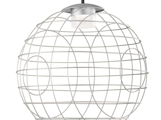 Φωτιστικό Οροφής Κρεμαστό 01488 GX53 10W LED 3000K D.80cm Silver Luma