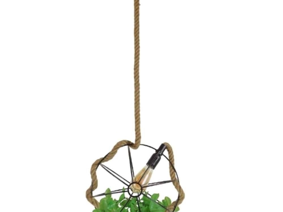 Φωτιστικό Οροφής Bradley 10001328 E27 Φ33x33cm Black GloboStar