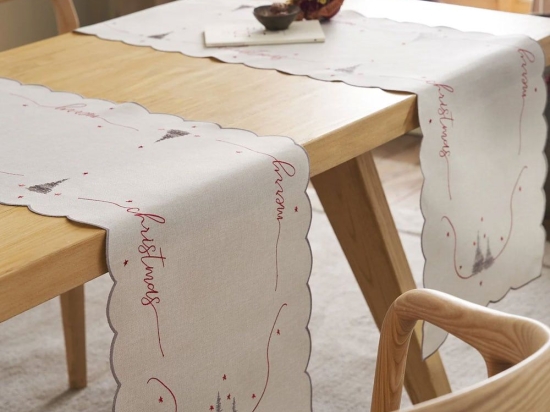 Runner Χριστουγεννιάτικο 288 Beige-Red Gofis Home 37X160