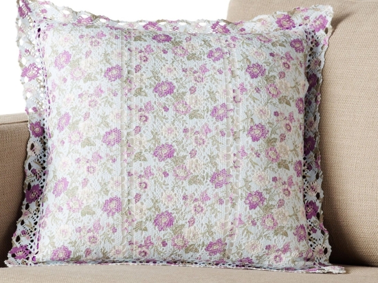Μαξιλαροθήκη Διακοσμητική 020/20 Purple Gofis Home 43X43 100% Βαμβάκι
