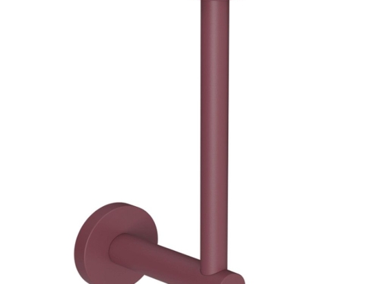 Χαρτοθήκη 102-153 5x5x17cm Matte Bordeaux Pam&Co Ορείχαλκος