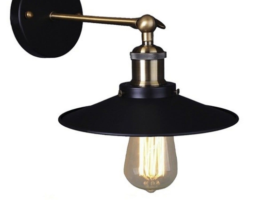 Φωτιστικό Τοίχου-Απλίκα Minimall 01039 Black GloboStar Μέταλλο
