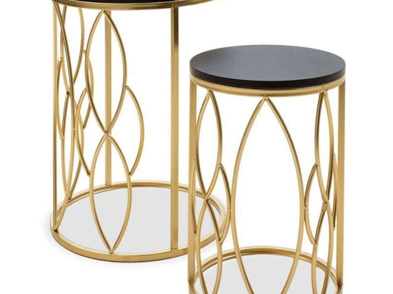 Ζιγκόν Zion I (Σετ 2Τμχ) 104-000008 39x50/29x40cm Gold-Black
