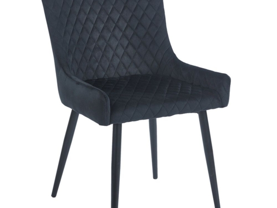 Καρέκλα Μεταλλική Vanesa 11.1626 52x55x48-85cm Black Zita Plus