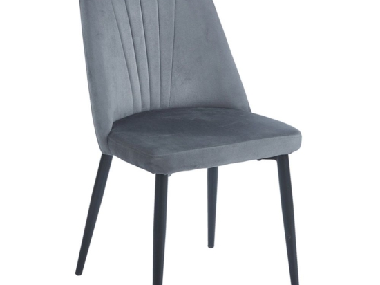 Καρέκλα Μεταλλική Olivia 11.1633 46(59)x58x85cm Grey Zita Plus