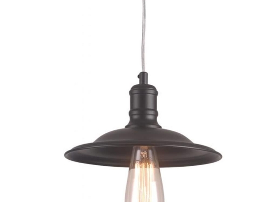 Φωτιστικό Οροφής Κρεμαστό 00045-05 E27 LED 35cm Black Luma
