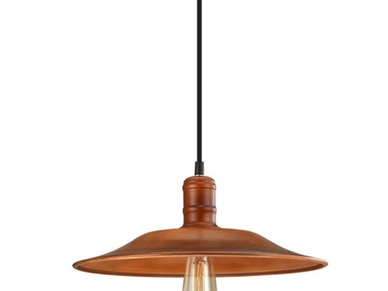 Φωτιστικό Οροφής Κρεμαστό 00045-06 E27 LED D40cm Copper Luma