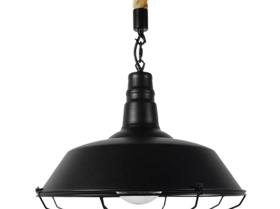 Φωτιστικό Οροφής Crane 01109 Black GloboStar Μέταλλο
