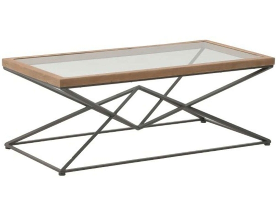 Τραπέζι Σαλονιού Cena 115-003185 121x61x45cm Black-Natural