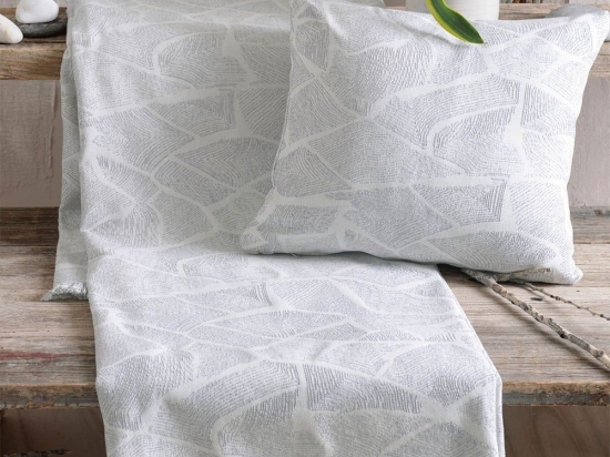 Ριχτάρι Casa Grey Ρυθμός Πολυθρόνα 160x180cm Βαμβάκι-Πολυέστερ