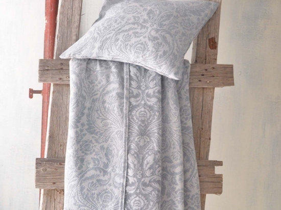 Ριχτάρι Beatris Grey Ρυθμός Διθέσιο 180x240cm Βαμβάκι-Πολυέστερ
