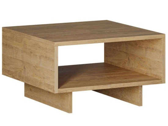 Τραπεζάκι Βοηθητικό Hola 119-001188 60x60x32cm Oak