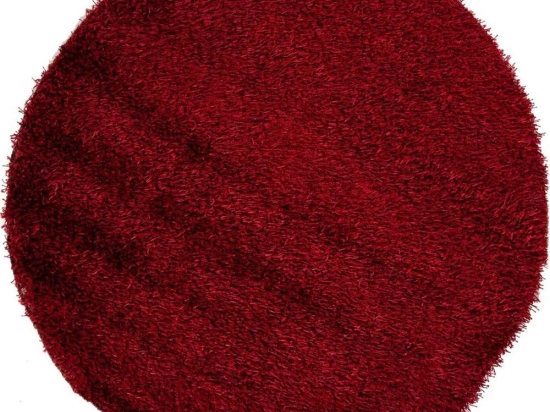 Χαλί Royal Shaggy A65R Red Royal Carpet 240X240cm Round
