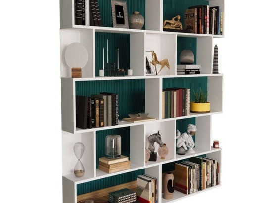 Βιβλιοθήκη Booky 120-000404 180x20x175cm White