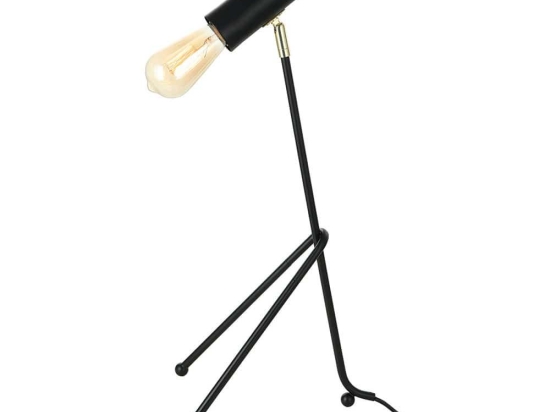 Φωτιστικό Επιτραπέζιο - Γραφείου 02306 22x27x60cm E27 Black-Gold Luma