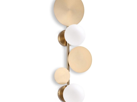 Φωτιστικό Τοίχου 01443.17 2xG9 59x24cm Gold Luma