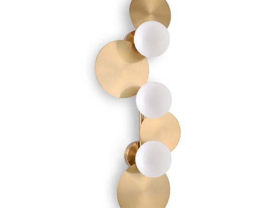 Φωτιστικό Τοίχου 01443.18 3xG9 80x32,5cm Gold Luma