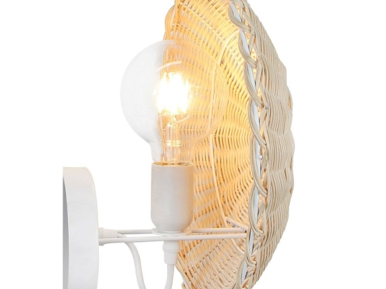 Φωτιστικό Τοίχου 01313 E27 D30cm Natural Luma