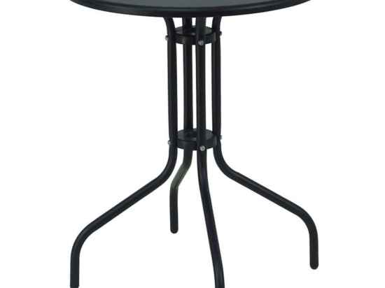 Τραπέζι Κήπου Vergo 130-000059 Φ60x70cm Black