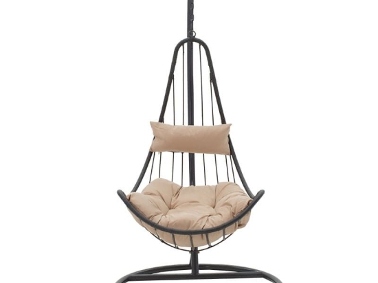 Κούνια Κήπου Naama Κρεμαστή 131-000001 104x125.5x200 Grey-Beige