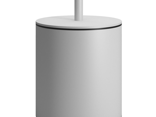 Κάδος Απορριμμάτων 5Lt 139-033 20x35cm Matte White Pam&Co Ανοξείδωτο Ατσάλι