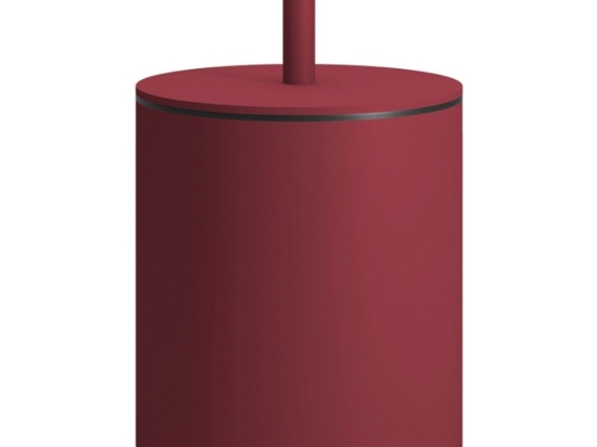 Κάδος Απορριμμάτων 5Lt 139-153 20x35cm Matte Bordeaux Pam&Co Ανοξείδωτο Ατσάλι