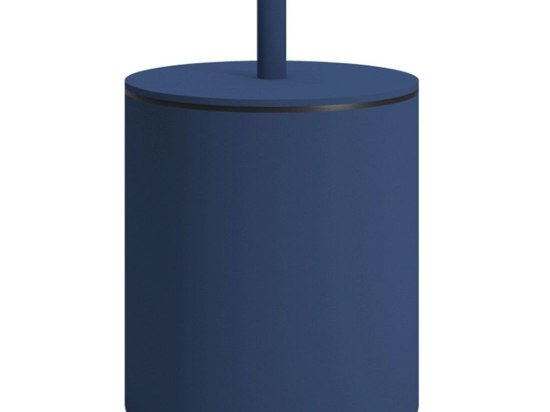 Κάδος Απορριμμάτων 5Lt 139-203 20x35cm Matte Navy Blue Pam&Co Ανοξείδωτο Ατσάλι