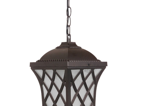 Φωτιστικό Οροφής Lincoln 01399 Bronze GloboStar Μέταλλο