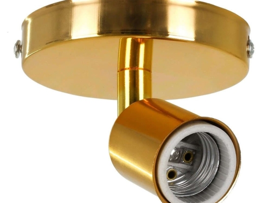 Φωτιστικό Οροφής - Σποτ Sara 00845 Φ10x10,3cm 1xE27 Gold GloboStar