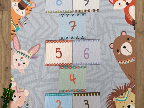 Χαλί Παιδικό Hopscotch 291 Multi DimCol 135X200cm