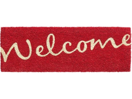Πατάκι Εισόδου Ruco Print Welcome 720 26X75cm Red Sdim 26X75