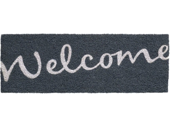 Πατάκι Εισόδου Ruco Print Welcome 722 26X75cm Grey Sdim 26X75