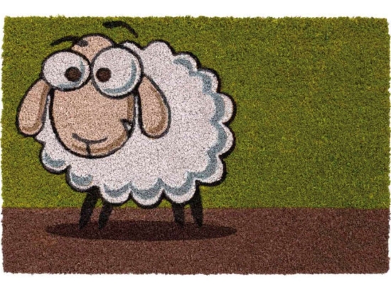 Πατάκι Εισόδου Ruco Print Sheep 811 40x60cm Green Sdim 45X75