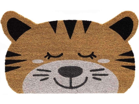 Πατάκι Εισόδου Ruco Shape Bear 352 45x75cm Beige-Black Sdim 45X75