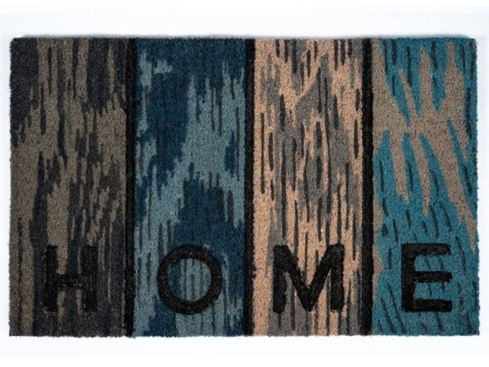 Πατάκι Εισόδου Ruco Style 004 Woodpanel Home 45X75cm Grey-Blue Sdim 45X75