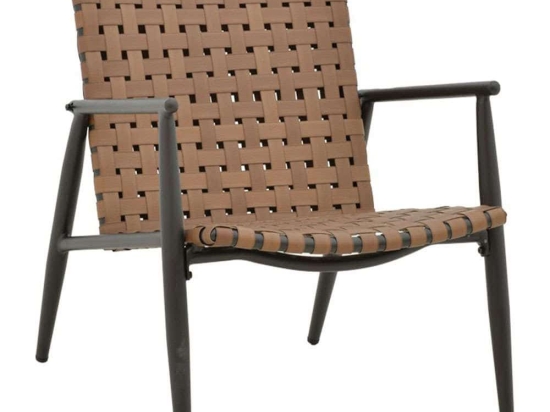 Πολυθρόνα Eamon 152-000050 73,5x62x77cm Black-Brown