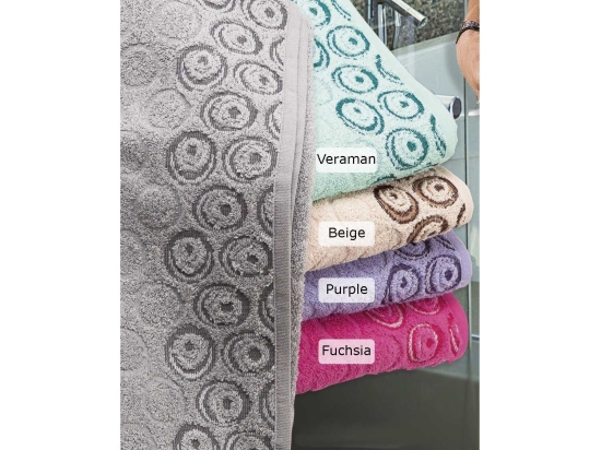 Πετσέτα Ουρανία Φούξ DimCol Σώματος 70x140cm 100% Βαμβάκι