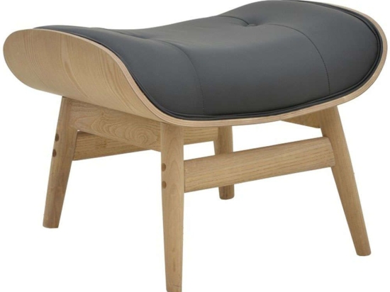 Σκαμπό Mirto 167-000018 63x50x46cm Walnut-Black