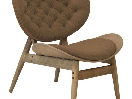 Πολυθρόνα Udalle 167-000019 77x70x82cm Walnut-Brown